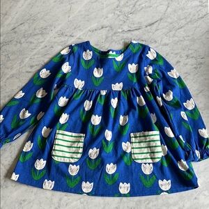 Blue Floral Kids Top